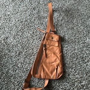 Free People leather crossbody NWOT